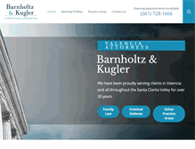 Tablet Screenshot of barnholtz-kugler.com